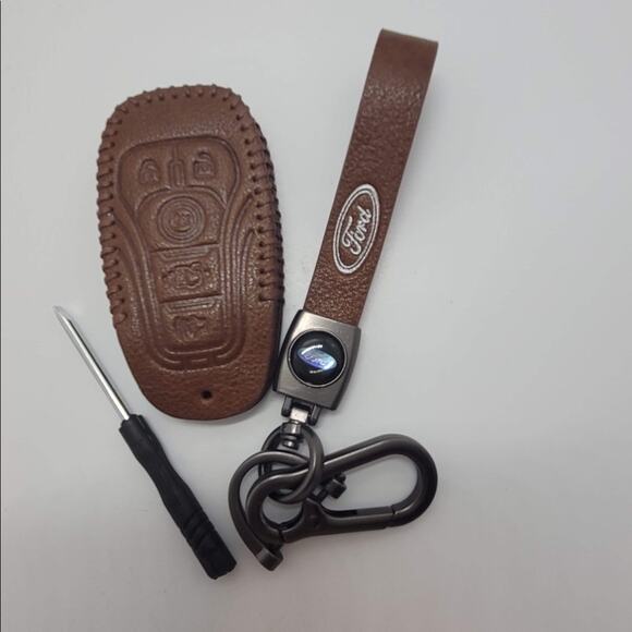 Ford key fob cover and key ring holder with little screwdriver